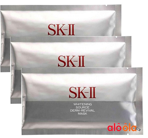 Review Mặt Nạ Trắng Da SK2 Whitening Source Derm Revival Mask
