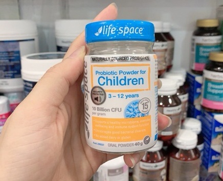 life space probiotic powder for children dùng cho trẻ từ 3- 12 tuổi