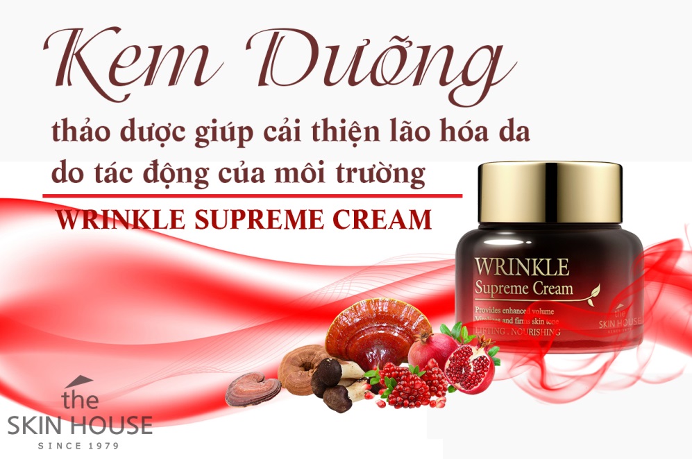 công dụng của kem dưỡng wrinkle supreme cream
