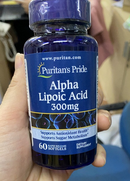 Viên uống bổ sung Alpha Lipoic Acid 300 mg Puritans Pride
