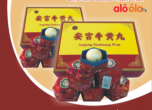cách dùng an cung ngưu hoàng hoàn angong niuhuang wan
