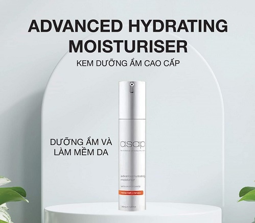 asap advanced hydrating moisturiser cho bạn làn da mềm mượt không bị khô ráp
