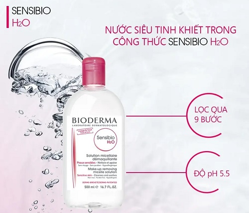  Bioderma Sensibio H2O Make-Up Removing Micellar Solution