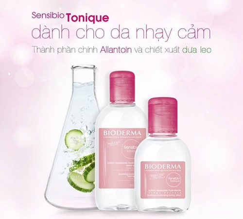 nước hoa hồng bioderma sensibio tonique