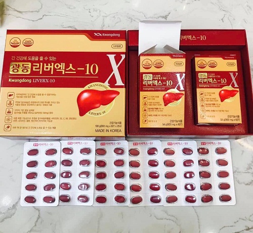 bổ gan giải độc kwangdong liverx - 10 