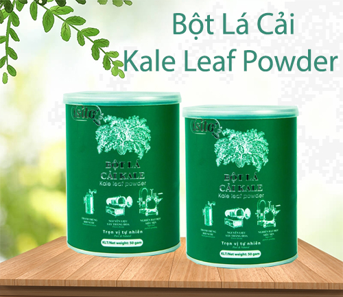 bột lá cải kale leaf powder isito 50g