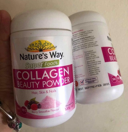 natures way super foods collagen beauty powder