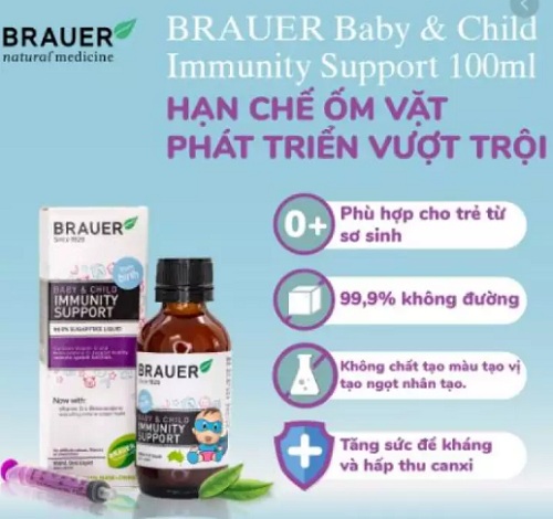brauer baby & child immunity support 100ml