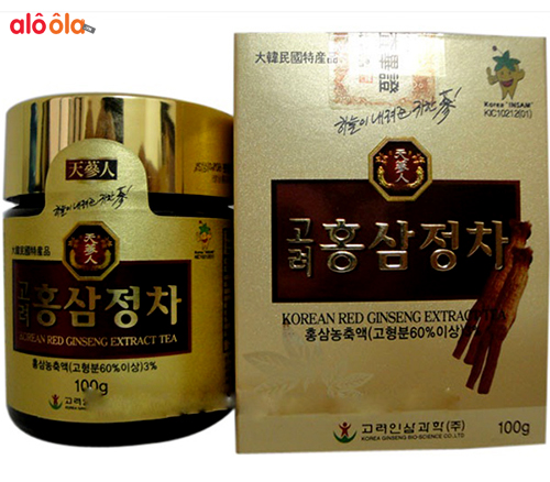 cao hồng sâm korean red ginseng extract tea 100g