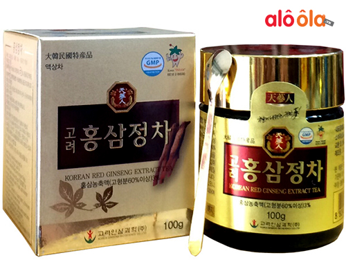 cao hồng sâm korean red ginseng extract tea 100g