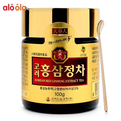 cao hồng sâm korean red ginseng extract tea 100g có tốt không?