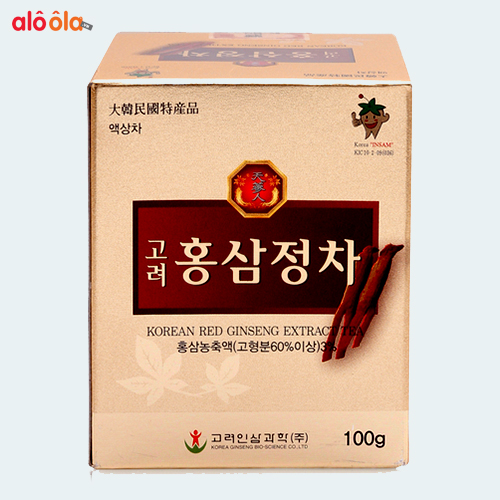 cách sử dụng cao hồng sâm korean red ginseng extract tea 100g