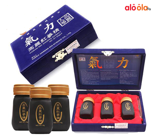 cao hồng sâm korean red ginseng extract hộp 3 lọ 
