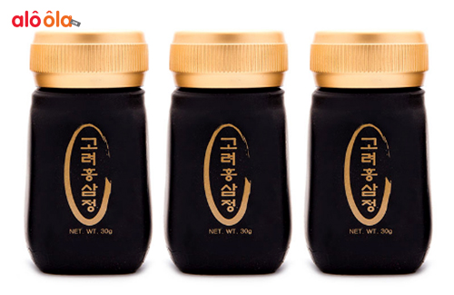 hộp 3 lọ cao hồng sâm korean red ginseng extract