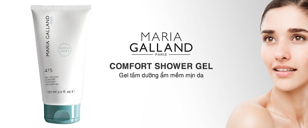 Gel tắm dưỡng ẩm Maria Galland 415 Comfort Shower Gel 150ml