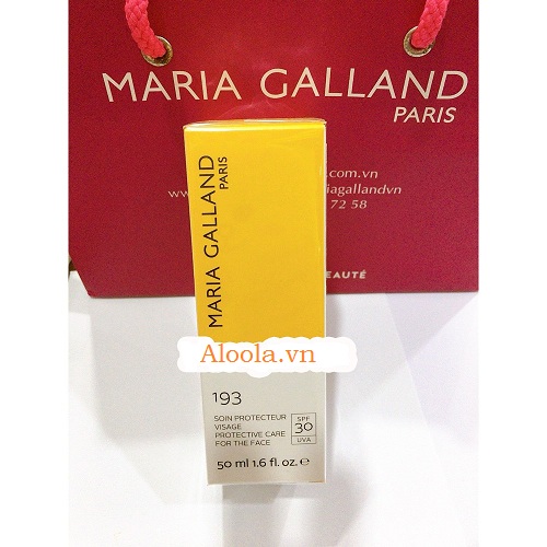 Kem chống nắng Maria Galland 193 Protective Care For The Face SPF 30