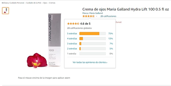Kem dưỡng mắt Maria Galland 100 Hydra Lift Eye Cream 15ml