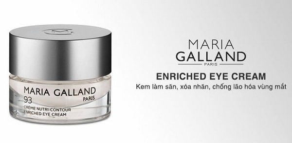 Kem chống lão hóa da vùng mắt Maria Galland 93 Enriched Eye Cream 15ml