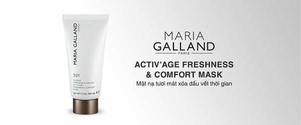 Mặt nạ tươi chống lão hóa Maria Galland 721 ActivAge Freshness & Comfort Mask 50ml