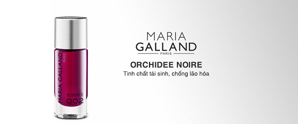 Tinh chất phục hồi, chống lão hóa da Maria Galland 002 Essence Orchidee Noire 10 lọ x 2.5ml