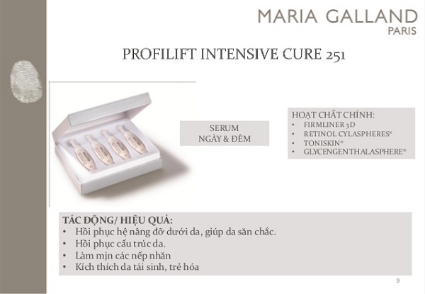 Tinh chất nâng cơ 3D Maria Galland 251 Profilift Intensive Cure 