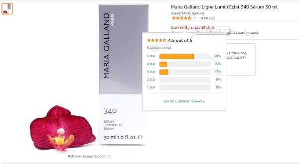 Tinh chất sáng da Maria Galland 340 Lumin Eclat Serum 30ml