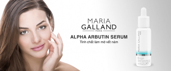 Tinh chất trị nám Maria Galland D-521 Alpha Arbutin Serum 12ml