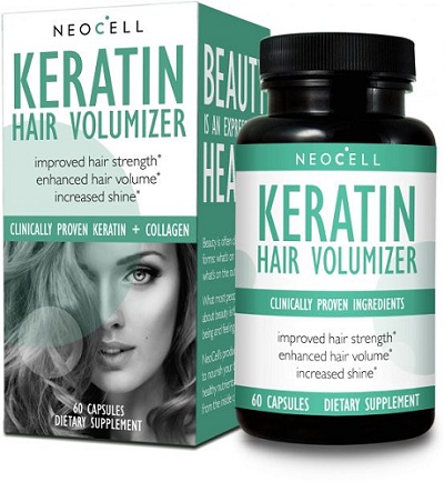 công dụng của viên uống Neocell Keratin Hair Volumizer 