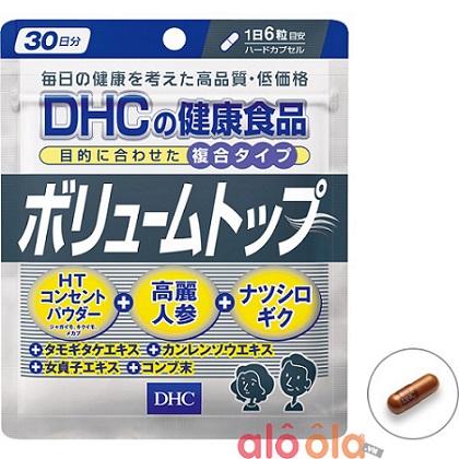 Review Viên Uống Chống Rụng Tóc DHC Volume Top Của Nhật Bản