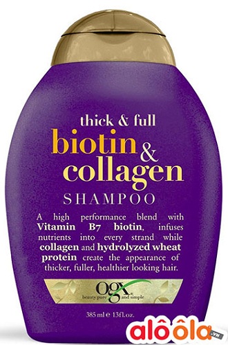 Reviews Biotin And Collagen Shampoo - Dầu Gội Giúp Mọc Tóc Của Mỹ
