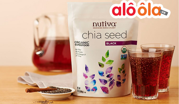 Cách dùng hạt chia seed nutiva 907g của Mỹ