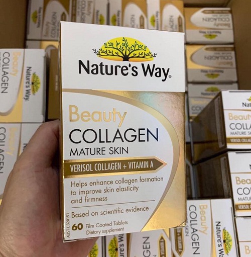 natures way beauty collagen mature skin giúp làn da khỏe đẹp