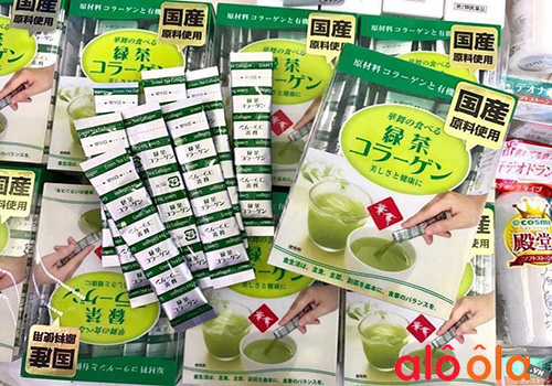 Review collagen hanamai trà xanh