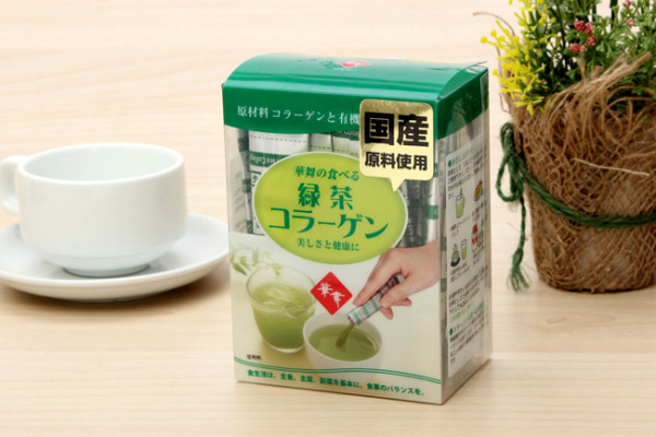 Collagen hanamai trà xanh