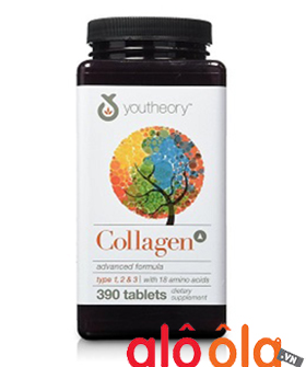 Viên uống collagen Youtheory type 1 2 & 3