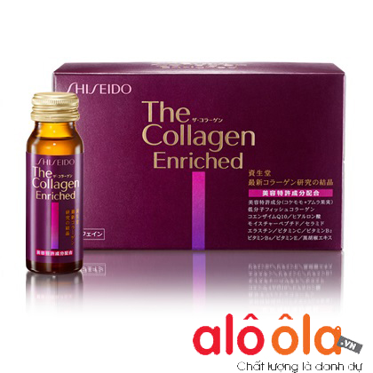 Nước uống collagen shiseido enriched của nhật