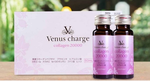 Nước uống đẹp da Venus Charge Collagen 20000 mg của Nhật
