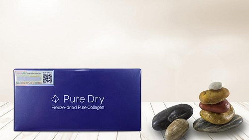  collagen pure dry freeze-dried hộp 7 ống