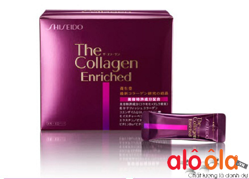 Shiseido the collagen enriched dạng viên