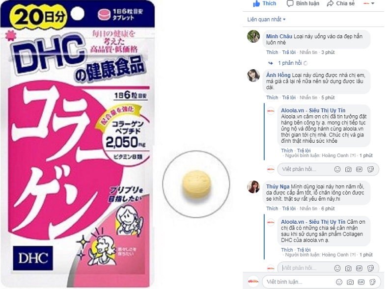 Review Viên Uống DHC Collagen 20 Ngày Của Nhật Bản