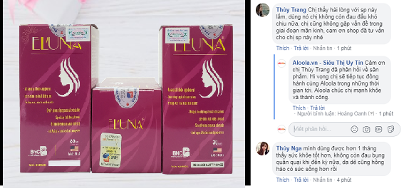 review về sản phẩm eluna