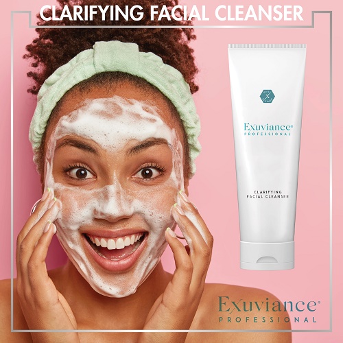 exuviance professional clarifying facial cleanser - bí quyết cho làn da sạch thoáng