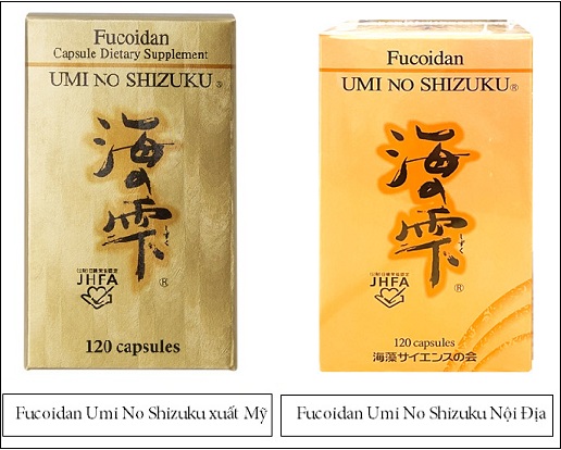 Viên uống Fucoidan Umi No Shizuku Nhật Bản hỗ trợ điều trị ung thư