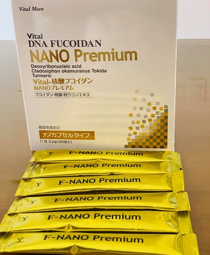Bột fucoidan Vital DNA Fucoidan Nano Premium của Nhật