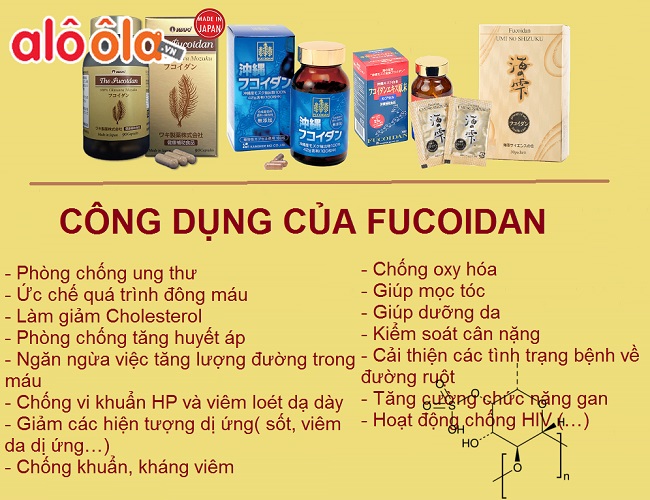 công dụng của fucoidan