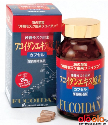 Viên uống Okinawa Fucoidan Kanehide Bio 150 viên hộp đỏ
