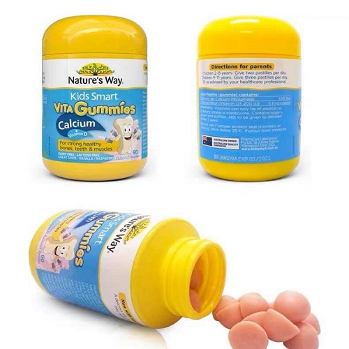 Vita gummies calcium vitamin d kẹo giúp chắc khỏe xương cho bé
