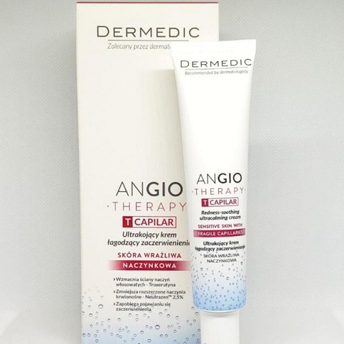 Dermedic Angio Therapy T-Capilar Ultra Soothing Anti-Redness Cream 40gr