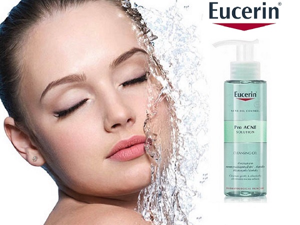 Sữa rửa mặt Eucerin Pro Acne Solution Cleansing Gel 200ml cho da dầu mụn