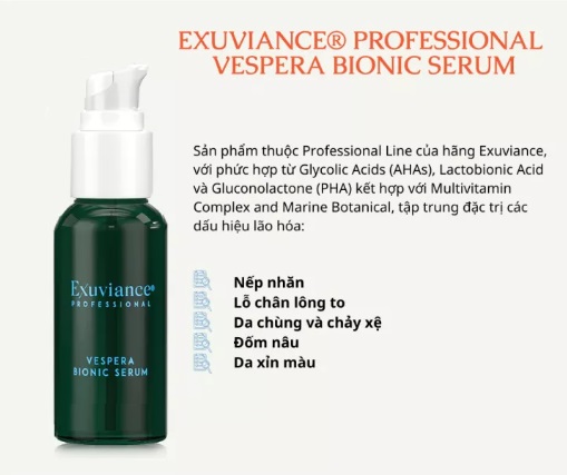 Tinh chất Exuviance Professional Vespera Bionic Serum 30ml